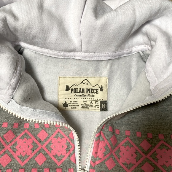 Kids Artic Print Onesie - Polar Piece - grey/pink - Picture 3 of 3